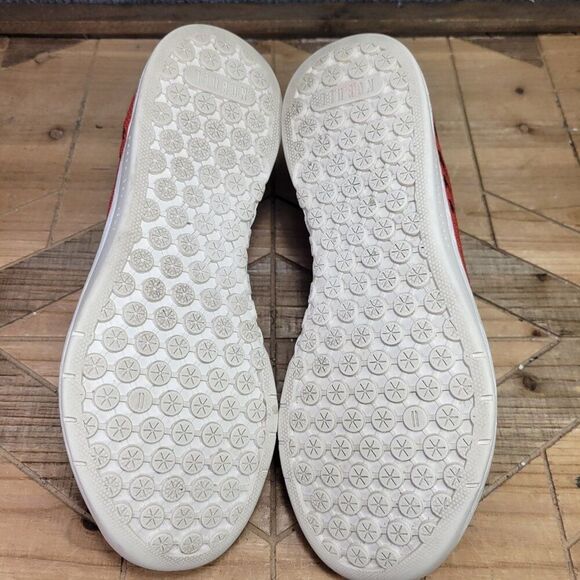 Nobull Outwork Men's 7.5 Super Fabric Trainer Red White Athletic Shoe Sneaker - Picture 8 of 12